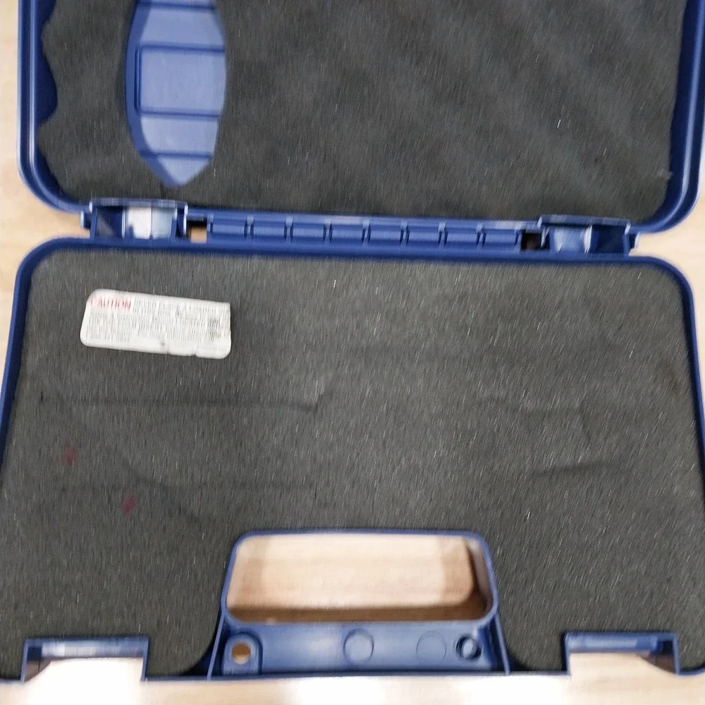 Smith & Wesson Mens Pistol Case Hard Shell Foam Lined Blue